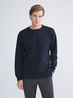 Bisiklet Yaka Erkek Triko Kazak