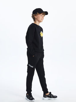 Beli Lastikli Erkek ?ocuk Kal?n Jogger E?ofman Alt?