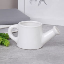 Кашпо Лейка 6 см / 18085W / BX6002 /уп 6/120/белое* - ГалеонТрейд фото 3