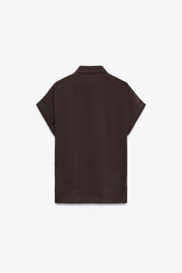 FRONT KNOT SHIRT - Zara фото 13