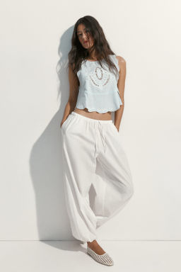 Top bordado con lazadas - H&m фото 6