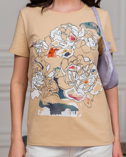 Футболка из хлопка FPP018 - Sahar art lab фото 4