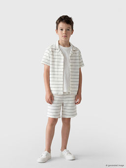 Комплект для мальчиков полосатый
