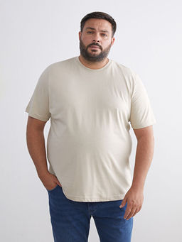 Bisiklet Yaka Penye Erkek Ti??rt