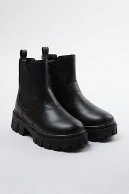 Trendyol Shoes Siyah Lastikli Buyuk K?z Cocuk Chealsea Kids Bot TAKAW25BO00039 - Trendyolmilla фото 4