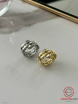 Кольца с камнями из медицинской стали - Bruno фото 3