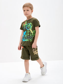Шорты для мальчика цвета хаки - Kogankids фото 14