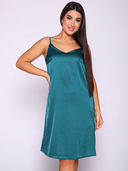 Сорочка принт Сакура_О115/изумрудный - Ihomelux фото 4