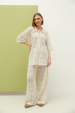 Костюм 11-288 бежевый - Pur pur фото 2