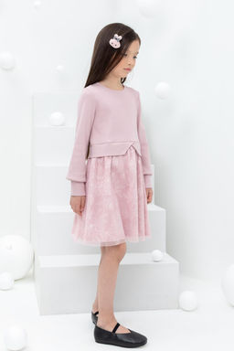 К 5833/розовый лед платье для дев