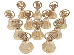 Колокольчики № Кл2064/2 (антик) наб. из 12шт