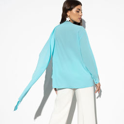 Блуза Делюсь настроением (нежный ментол) - Charutti фото 5