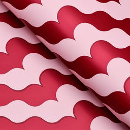 Цена за 20 шт. Пленка для цветов матовая, Паттерн любви, 57х56см, красный - UPAK LAND фото 2