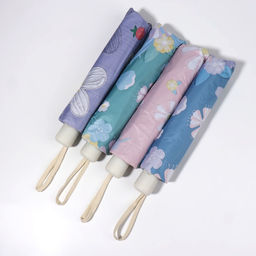 Зонт автоматический «Цветы», 3 сложения, 8 спиц, R=48/55 см, d=96 см, МИКС