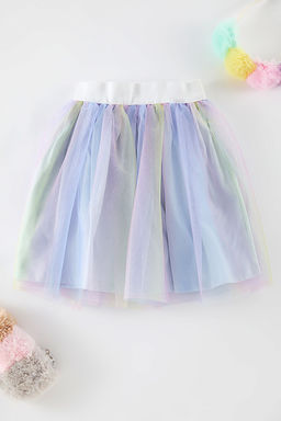 Cok Renkli K?z Cocuk Mini Renk Tutu Orme Etek TKDAW25ET00005 - Trendyolmilla фото 5