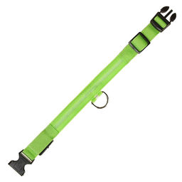 Ошейник с подсветкой, зарядка от USB, размер XL, ОШ 42-56 см, 3 режима, зелёный - Пижон фото 9