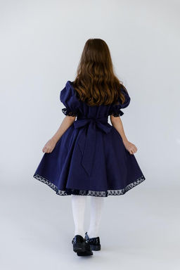 Л23-24 платье для девочки ВЕНДИ синий - Etoelf фото 5