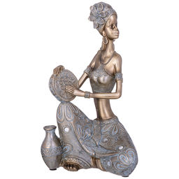 ФИГУРКА АФРИКАНКА 14*9*22,5 СМ