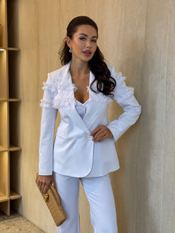 Костюм AURA 9271-164 белый