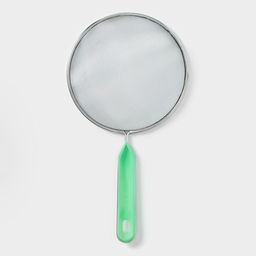 Сито с ручкой Доляна Хозяюшка, d=16 см, цвет зелёный  фото 2