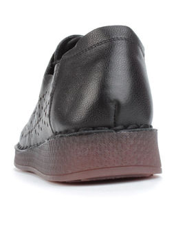 03-5006-1 BLACK Полуботинки женские (натуральная кожа)