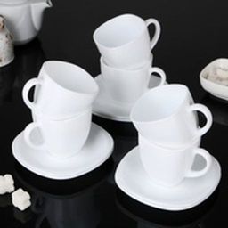 Набор чайный КАРИН БЕЛЫЙ 220мл 12 предметов