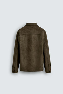 SOBRECAMISA EFECTO ANTE / Verde - Zara фото 8