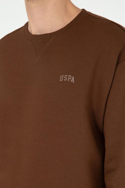 Мужской коричневый базовый свитшот Неожиданная скидка в корзине - U.s. polo assn фото 7