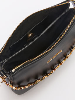 Женская сумка с ручками LOVE MOSCHINO DANGLING Артикул 4377146, черный  фото 5