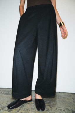 ZW COLLECTION WIDE-LEG TROUSERS - Zara фото 4