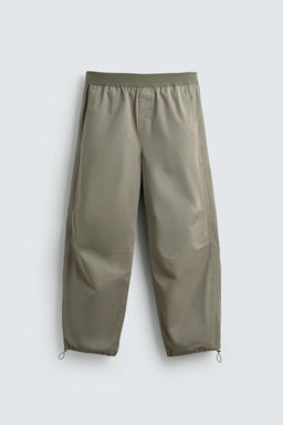 PANTAL?N PARACHUTE RELAXED FIT / Khaki claro - Zara фото 7
