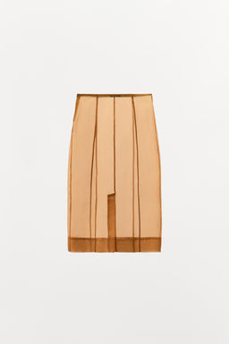 ORGANZA MIDI SKIRT - Zara фото 4