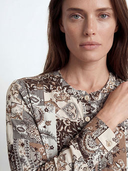 Hakim Yaka Desenli Kad?n Tunik