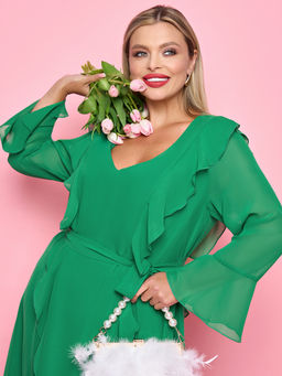 Платье 0372-1 бирюзовый - Dora фото 30