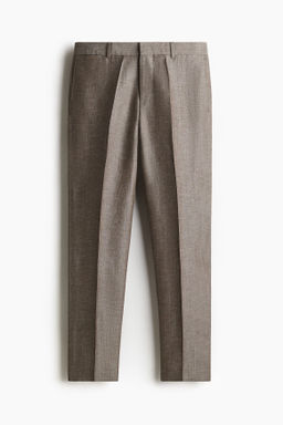 Pantal?n de traje en mezcla de lana Slim Fit