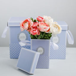 Набор коробок 3 в 1 От всей души, 10 18 см, 14 23 см, 17 25 см