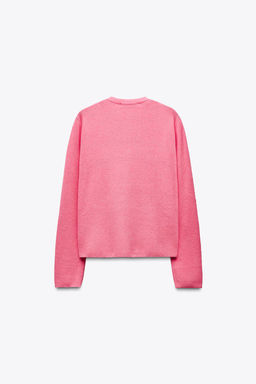 PLAIN KNIT CARDIGAN - Zara фото 3