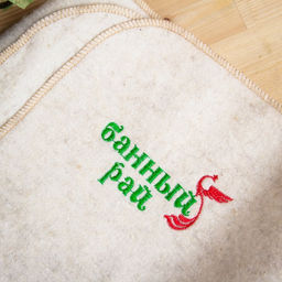 Лежак для бани Банный рай, войлок, белый, 180х60см - Добропаровъ фото 3