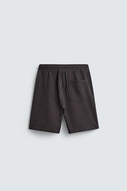 SEERSUCKER STRIPE COMFORT BERMUDA SHORTS - Zara фото 8