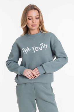 Костюм М324185Па серо-зеленый - Елена фото 6