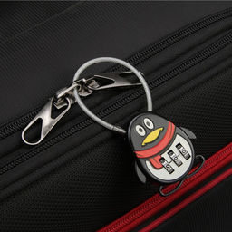 Замок навесной кодовый, «Пингвин», черный