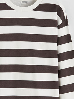 Bisiklet Yaka ?izgili Erkek ?ocuk Ti??rt