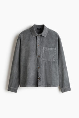 Camisa boxy de pana Relaxed Fit