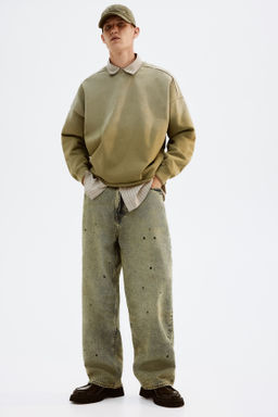 Sudadera efecto lavado Oversized Fit - H&m фото 5