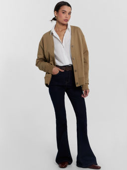 Кардиган женский бежевый охра 172114 - Mark formelle фото 2