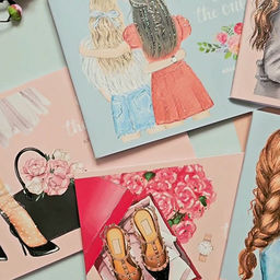 Светоч 40АЛСК4_5_3_9 Альбом для рисования, блестки, 100 г/м2 A4 29 х 20.5 см 40 л. 5 шт. на скобе 000230 Девичьи грёзы  фото 11