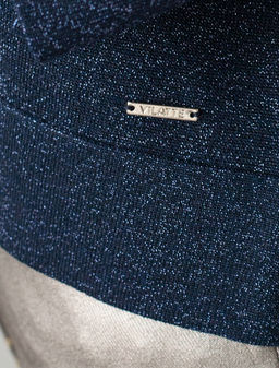 VILATTE / Тонкий джемпер из вискозы с мягким люрексом  фото 2