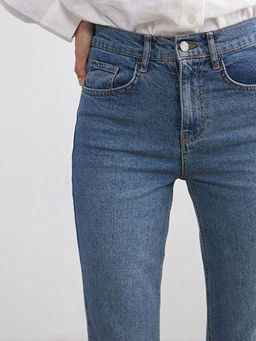 Mom Fit Kad?n Jean Pantolon