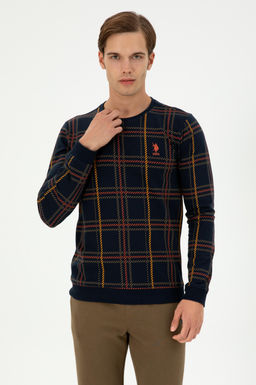 Мужской темно-синий свитшот