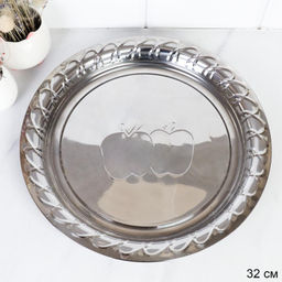 Блюдо 32 см металл с декором Яблоки / DF-1132 /уп 200/ 0.160 - Галеонтрейд фото 3